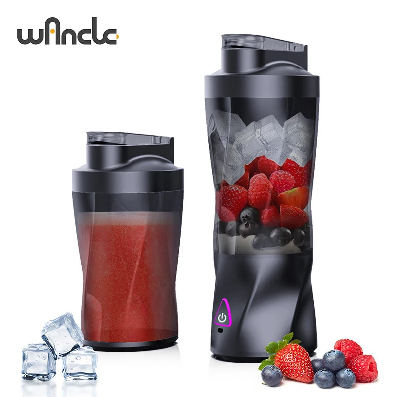 Portable Electric Juicer Blender – 700ml USB Rechargeable Smoothie & Shake Maker