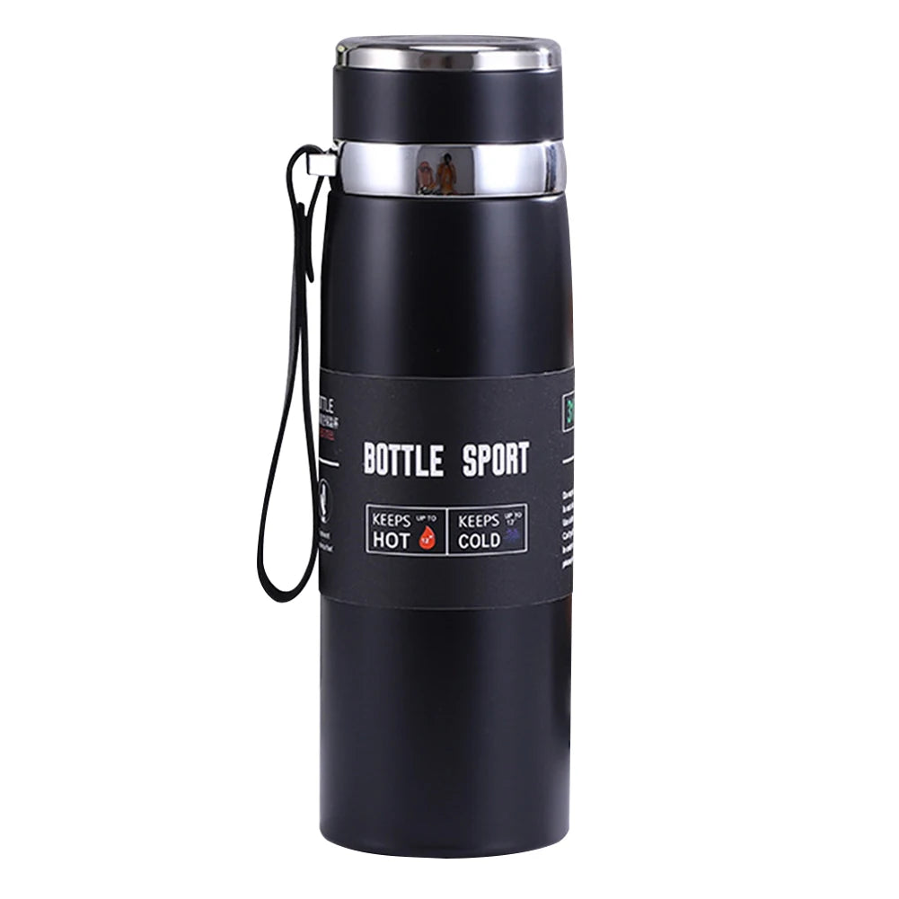 1000ml Insulated Stainless Steel Water Bottle – Double Wall Vacuum Flask with Handle