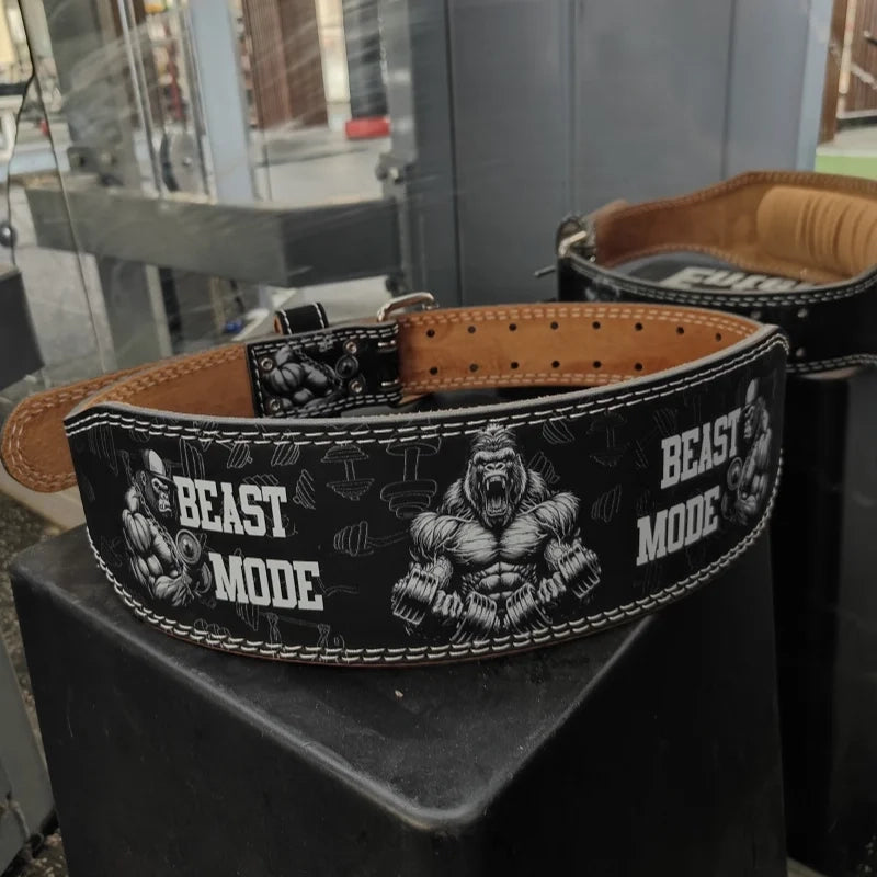 PrimeFit Adjustable Weightlifting Belt – “Ape” Graphic Squat & Deadlift Support