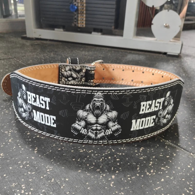 PrimeFit Adjustable Weightlifting Belt – “Ape” Graphic Squat & Deadlift Support