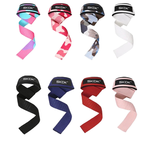 PrimeFit Supply Adjustable Lifting Hooks – Heavy Duty Wrist Support Grip Straps for Weightlifting & Gym Training