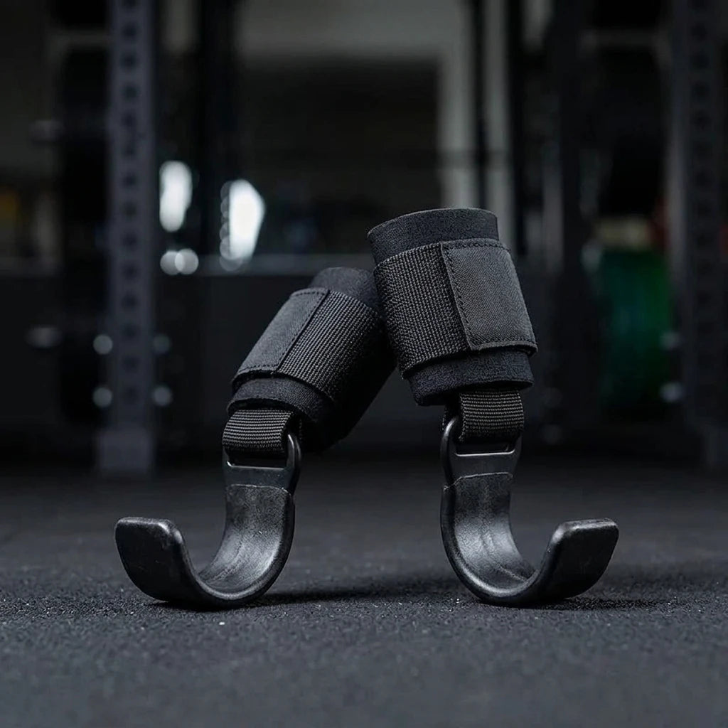 PrimeFit Weight Lifting Hooks with Wrist Support