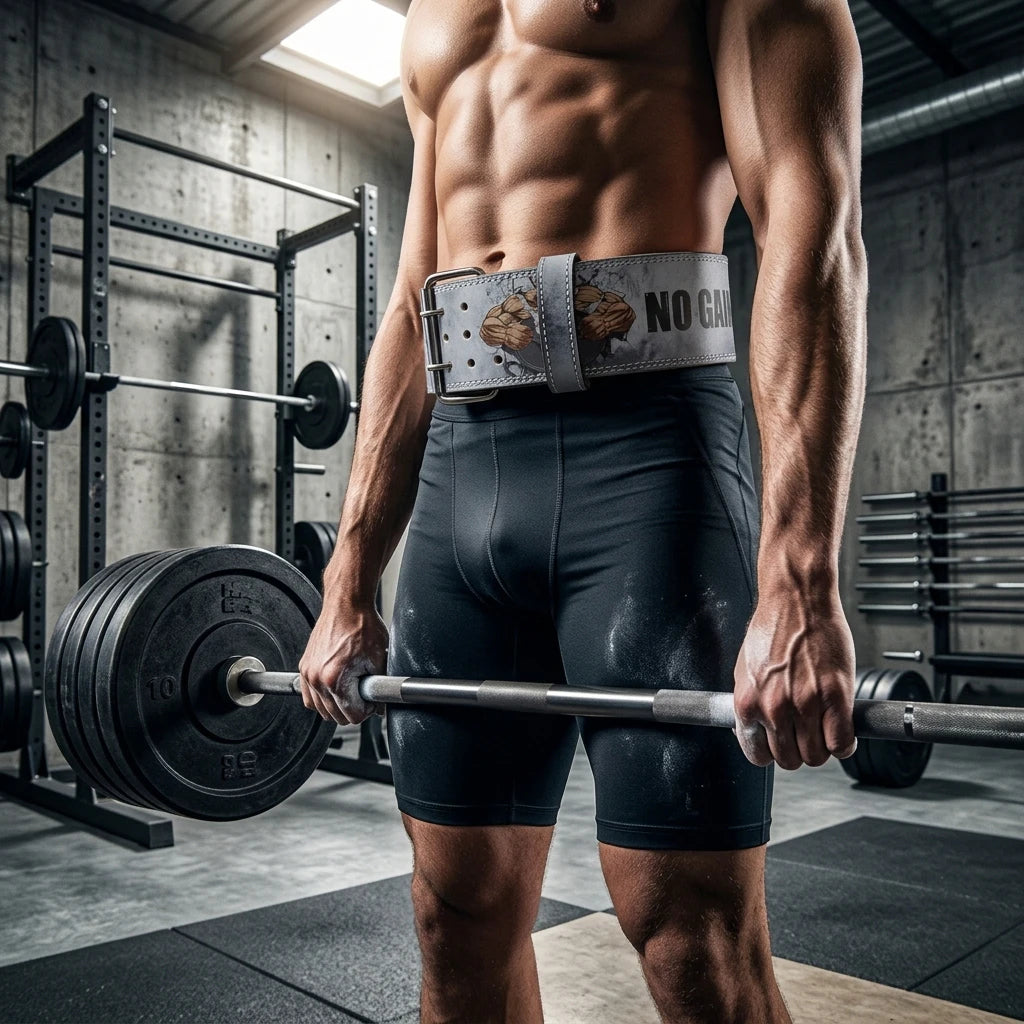 PrimeFit Heavy-Duty Weightlifting Belt – “Violent Dog” Design for Squats & Deadlifts