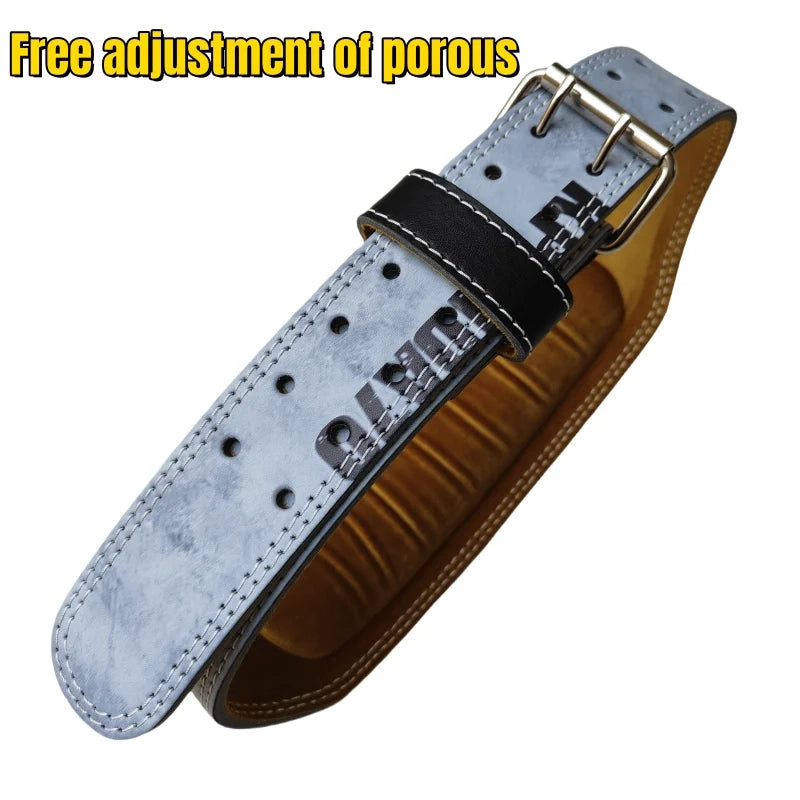 PrimeFit Heavy-Duty Weightlifting Belt – “Violent Dog” Design for Squats & Deadlifts