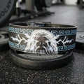 PrimeFit Corrupted Zeus Powerlifting Belt – Heavy Duty Gym Belt for Squat, Deadlift & Core Support