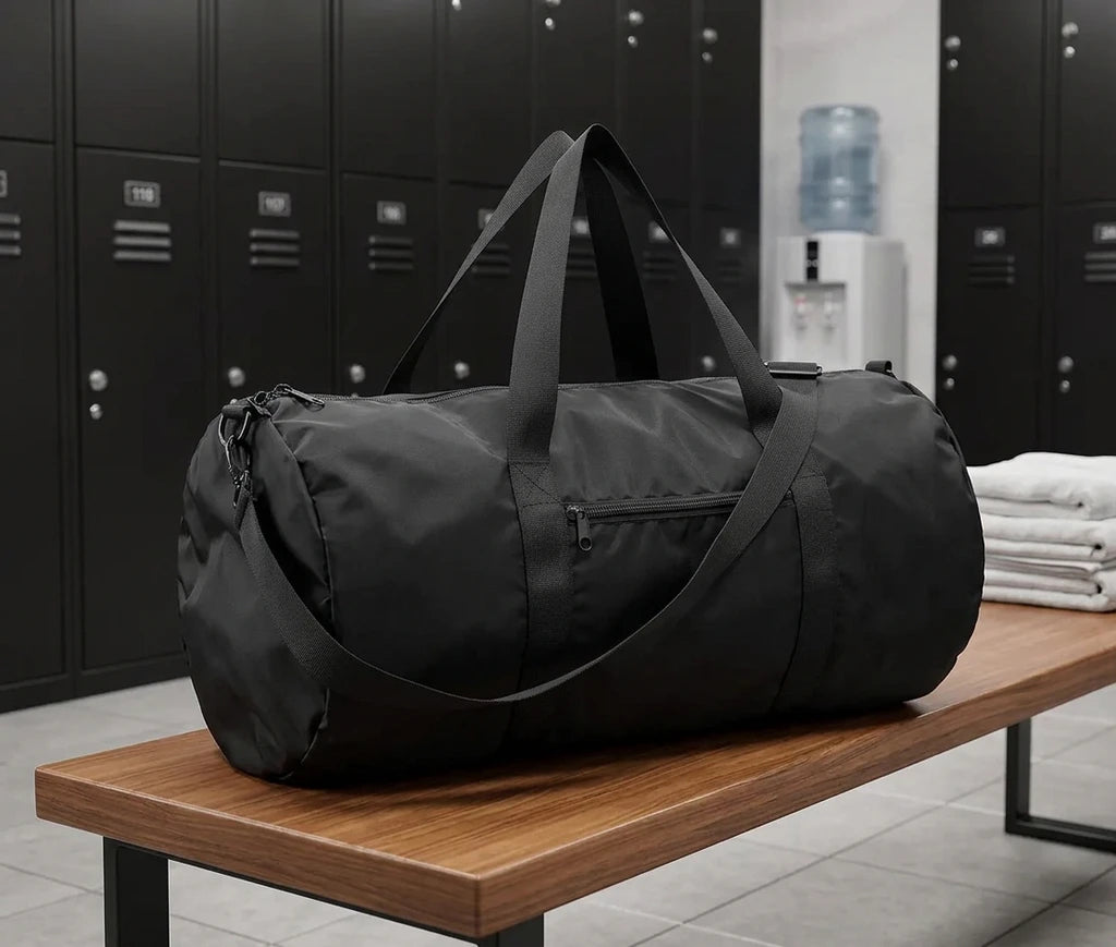 PrimeFit Foldable Gym Duffel Bag – Lightweight Travel & Sports Training Bag with Inner Storage Pocket