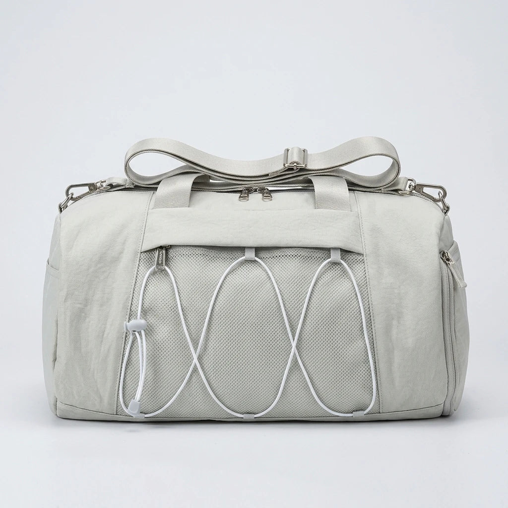 PrimeFit Women’s Gym & Travel Tote Bag – Large Fitness Duffel with Shoe & Wet/Dry Compartment