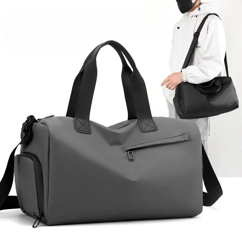 PrimeFit Wet & Dry Gym Travel Bag – Waterproof Fitness Backpack with Shoe & Compartment Separation