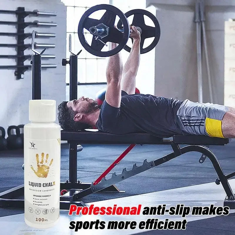 PrimeFit Liquid Chalk Grip Strength – 200ml Anti-Slip Magnesium for Weightlifting, Climbing & Gym Training