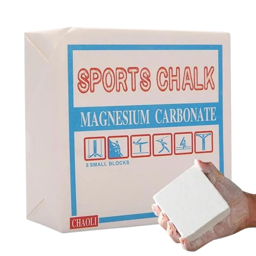 PrimeFit Gym Chalk Block – 65g Anti-Slip Magnesium Grip Chalk for Weightlifting, Climbing & Gym Training