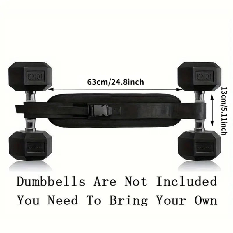 PrimeFit Adjustable Weighted Waist Belt – Home Workout Resistance Belt for Strength Training, Core Activation & Hip Shaping