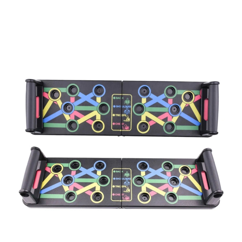 PrimeFit Push Up & Core Training Board – Color-Coded Home Gym System for Chest, Arms, Shoulders & Abdominal Workouts