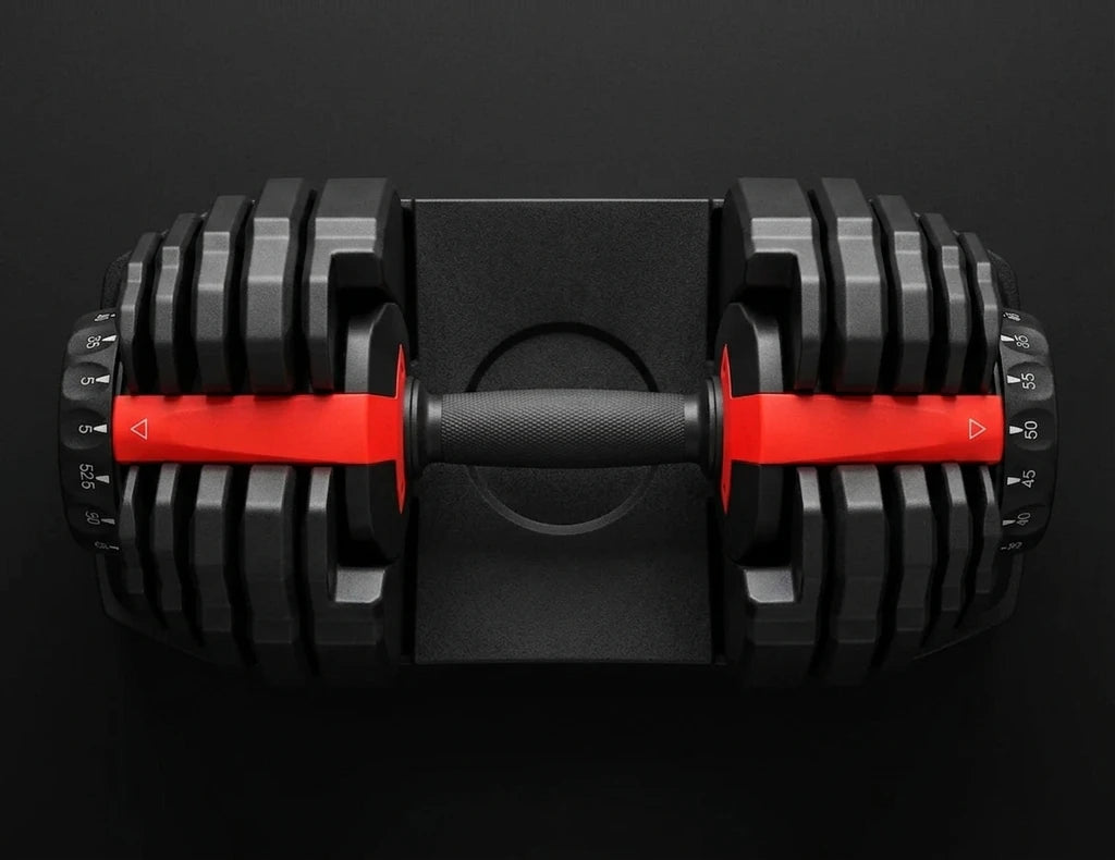 PrimeFit Quick Change Adjustable Dumbbell Set – Full Body Strength Training for Home Gym