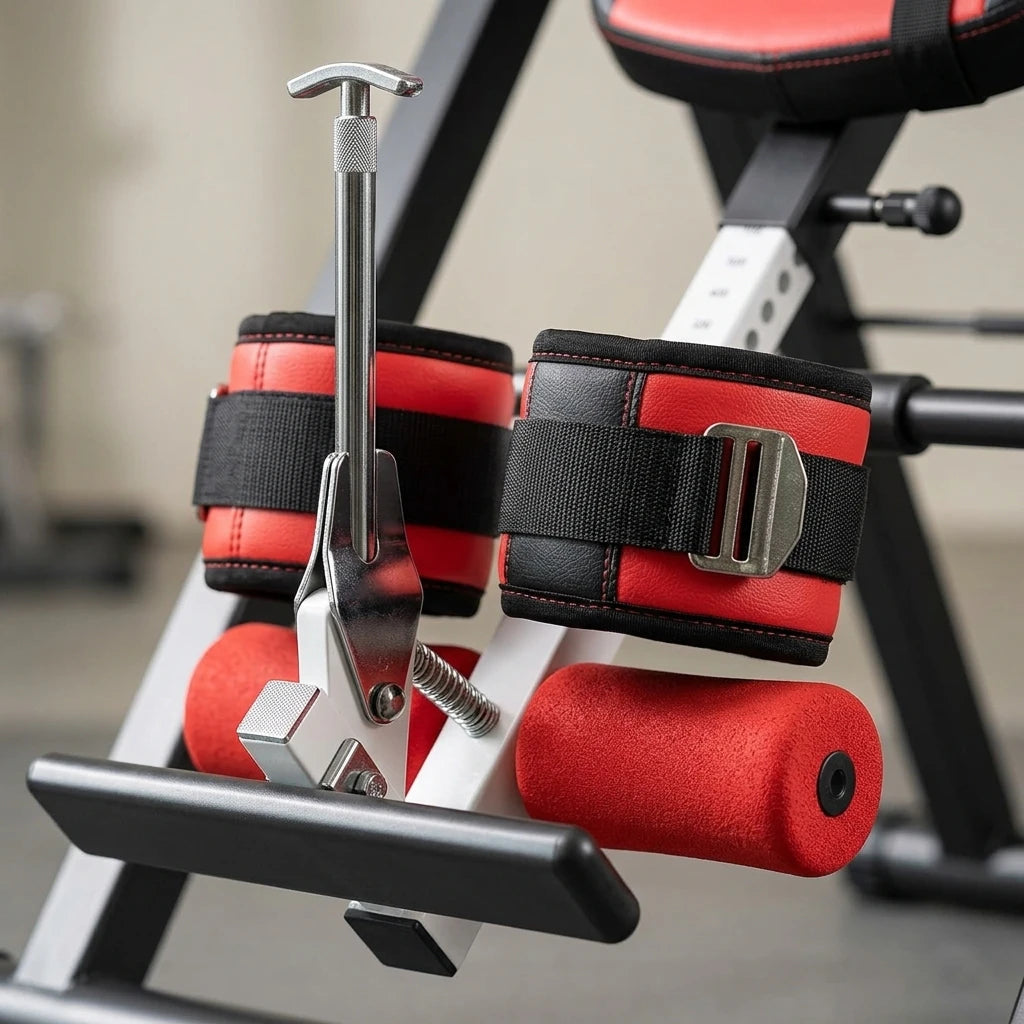 PrimeFit Gravity Inversion Table – Adjustable Back Stretch & Lumbar Support Trainer