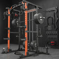 PrimeFit FLA01 Power Cage – 10-in-1 Multi-Function Power Rack with Cable Crossover & Lat Pulldown