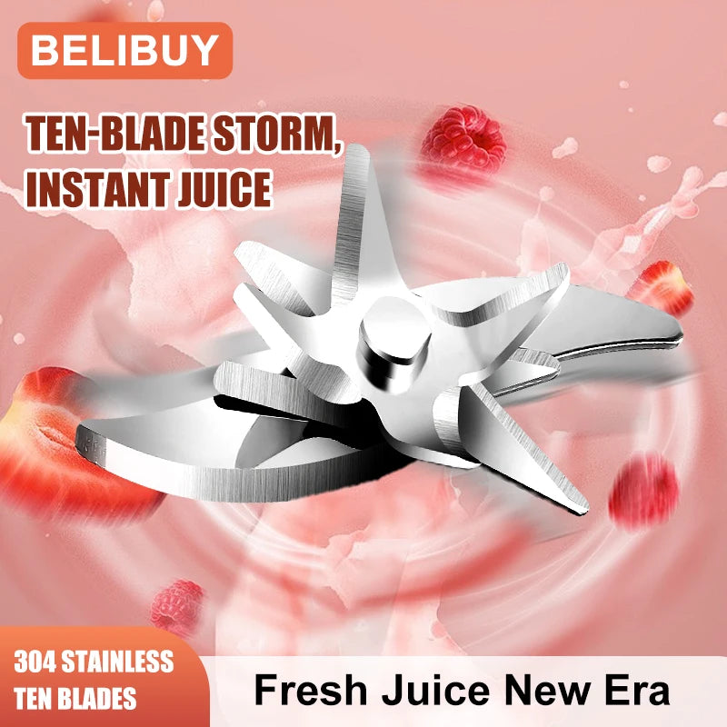 530ml Portable Electric Juicer – USB Rechargeable Smoothie & Fruit Blender
