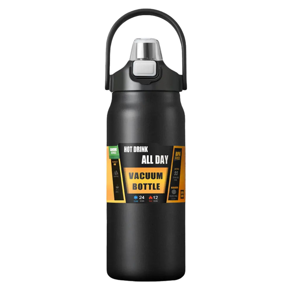 1200ml Insulated Stainless Steel Water Bottle – Wide Mouth Thermal Flask for Hot & Cold Drinks