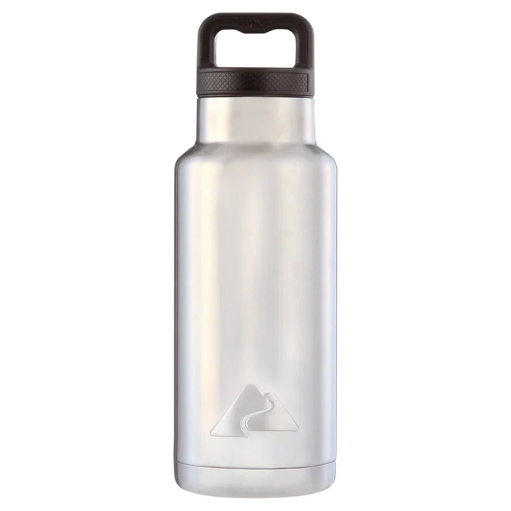 36oz Double-Wall Insulated Stainless Steel Water Bottle – Wide Mouth for Hiking & Camping