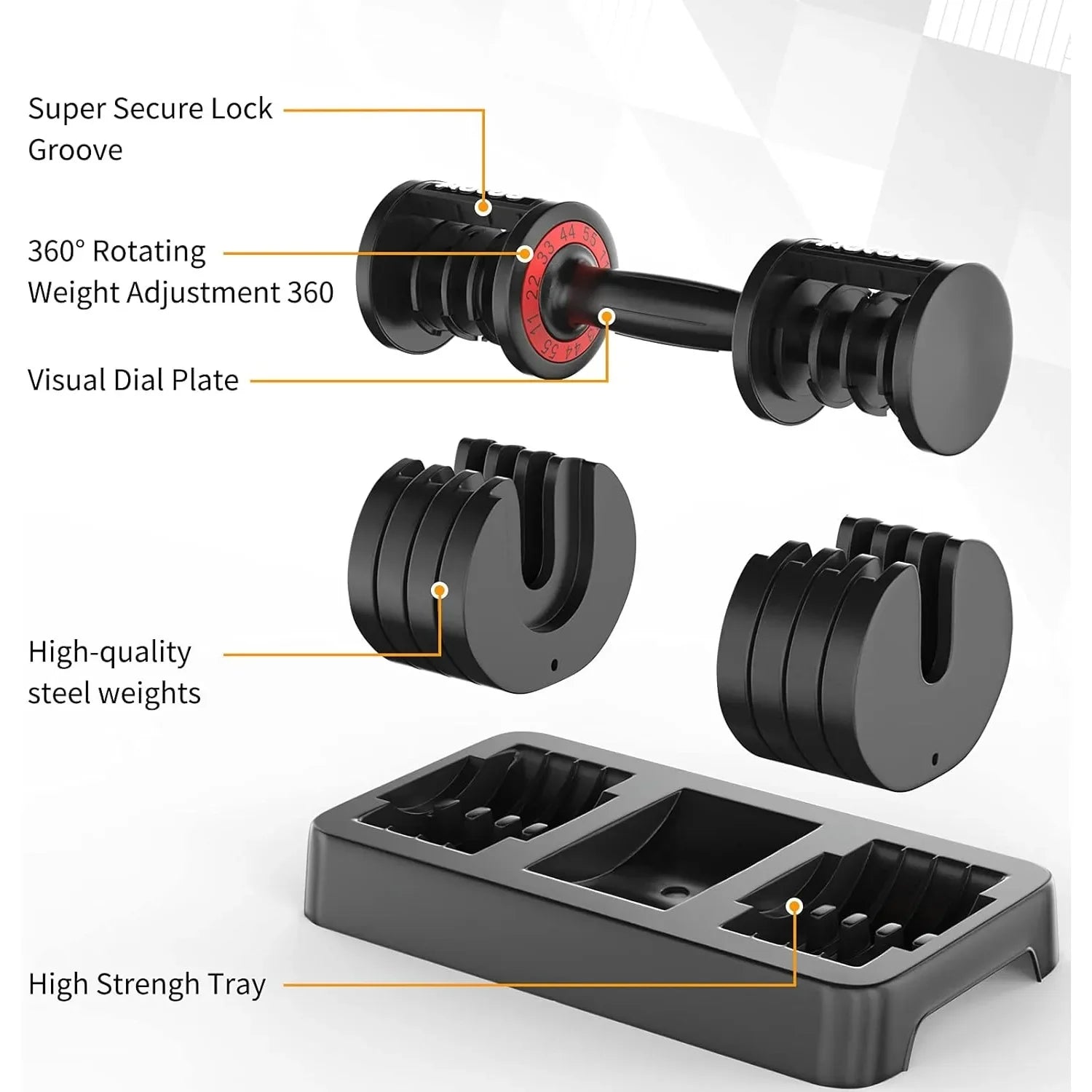 Adjustable Dumbbells Set