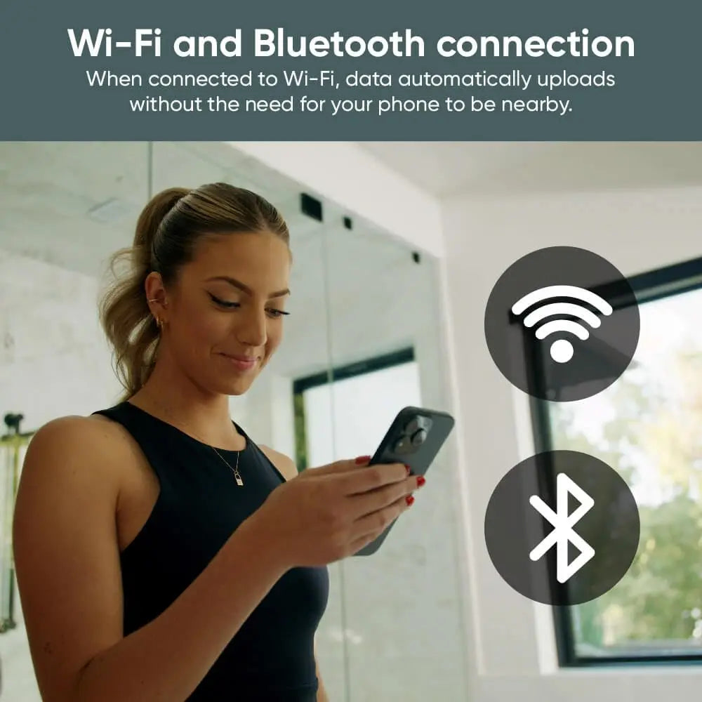 Ultra Smart Scale – 4.3" Color Display, Wi-Fi & Bluetooth Body Composition Analyzer (400 lbs)