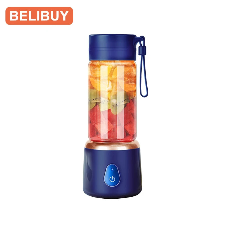530ml Portable Electric Juicer – USB Rechargeable Smoothie & Fruit Blender