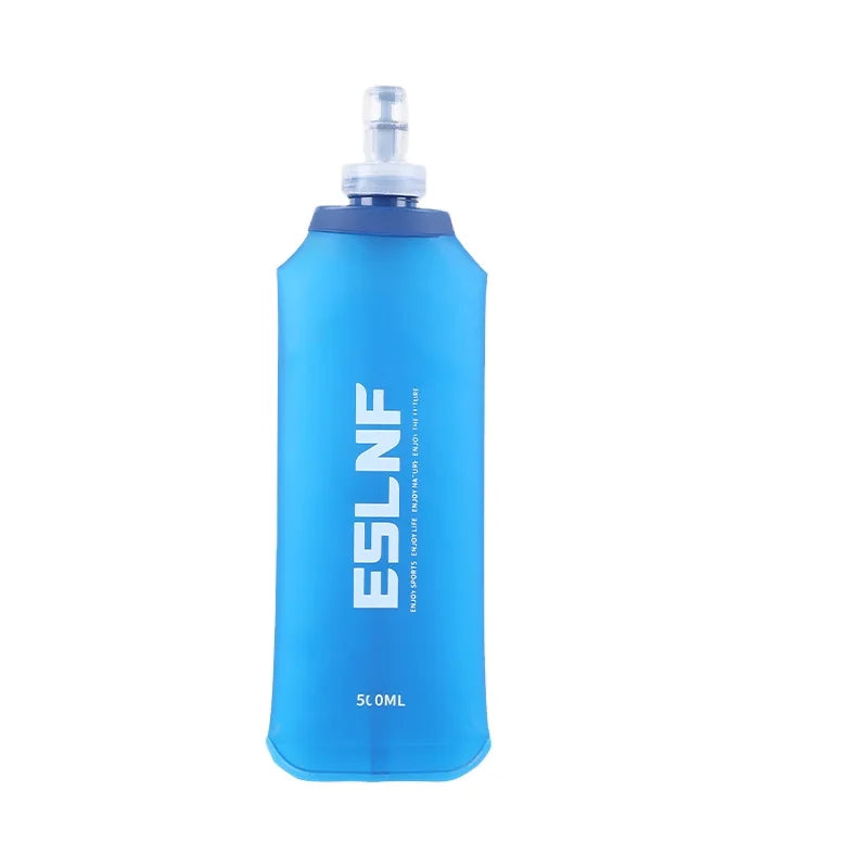 FZCSPEED 500ML Soft Folding Water Bottle – TPU Collapsible Sports Flask for Running & Camping