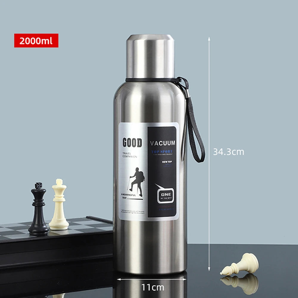Insulated Tea & Coffee Mug – Large Capacity Stainless Steel Vacuum Tumbler with Handle