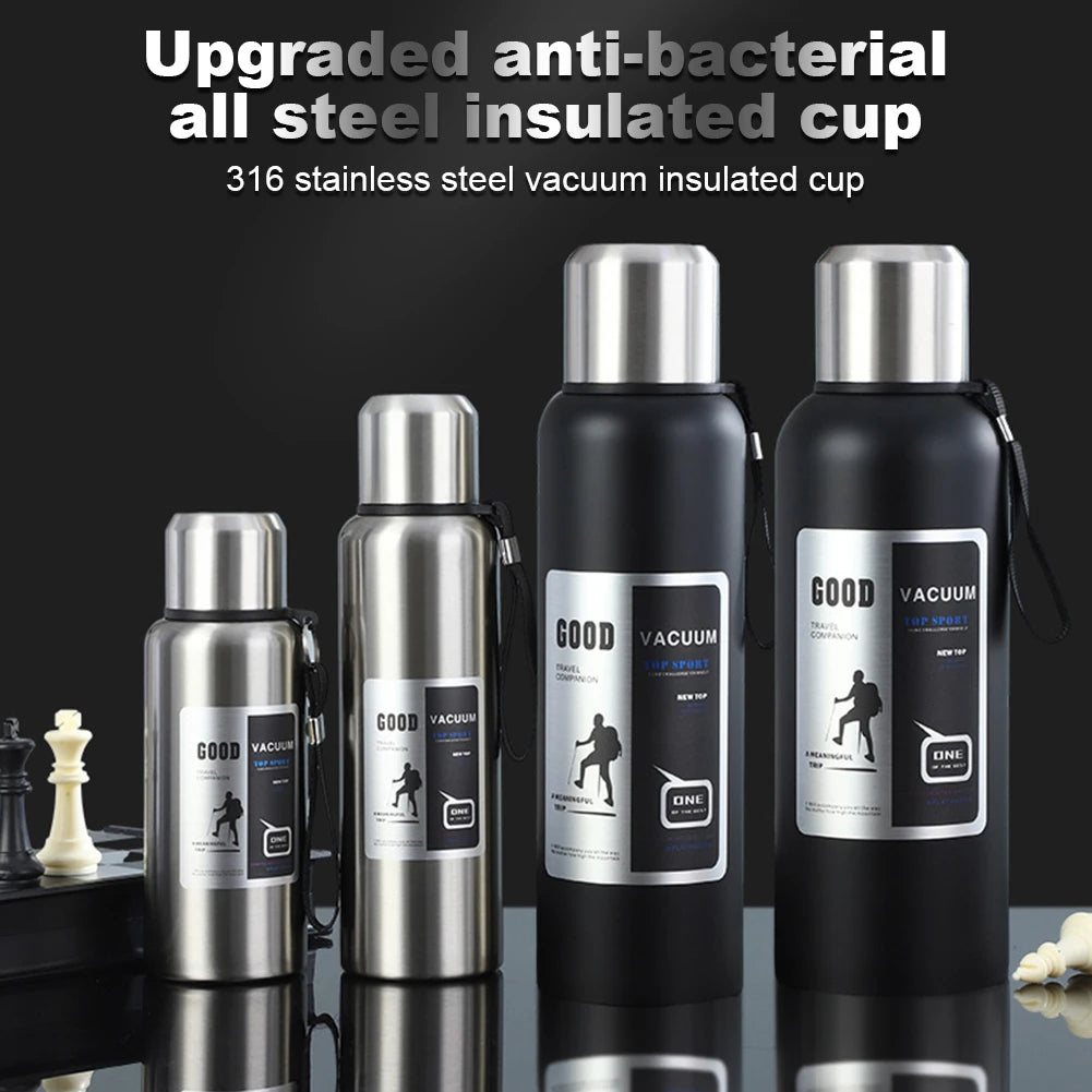 Insulated Tea & Coffee Mug – Large Capacity Stainless Steel Vacuum Tumbler with Handle