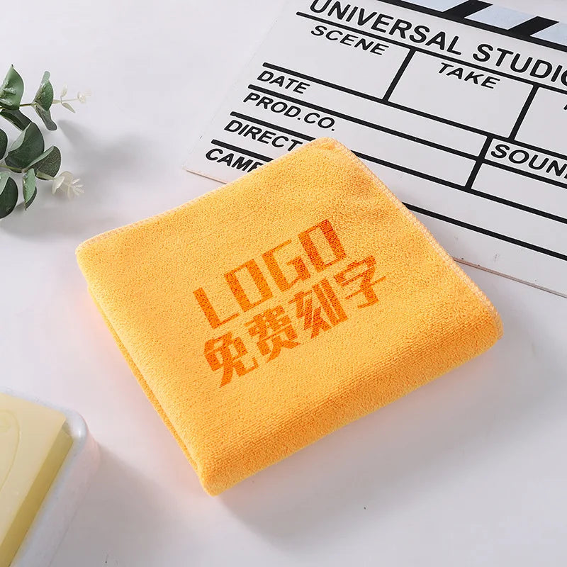 10PCS 30x60cm Microfiber Hair Towels – Custom LOGO with Free Laser Embossing | Beauty Salon & BarberShop Gift