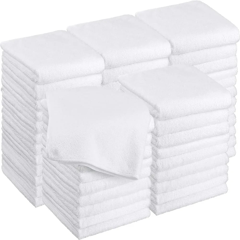 5/10/20PCS Bleach-Proof Microfiber Towels – Quick-Dry Absorbent Hand Towels for Salon, Gym, Spa, Bath, and Shaving