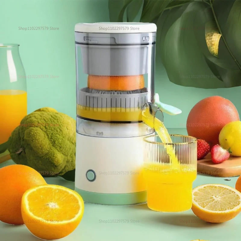 Wireless Automatic Citrus Juicer – USB Rechargeable Fruit Juice Maker (Portable, Residue Separation)