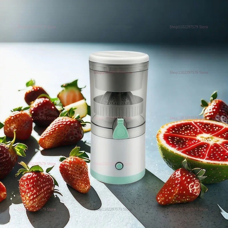 Wireless Automatic Citrus Juicer – USB Rechargeable Fruit Juice Maker (Portable, Residue Separation)