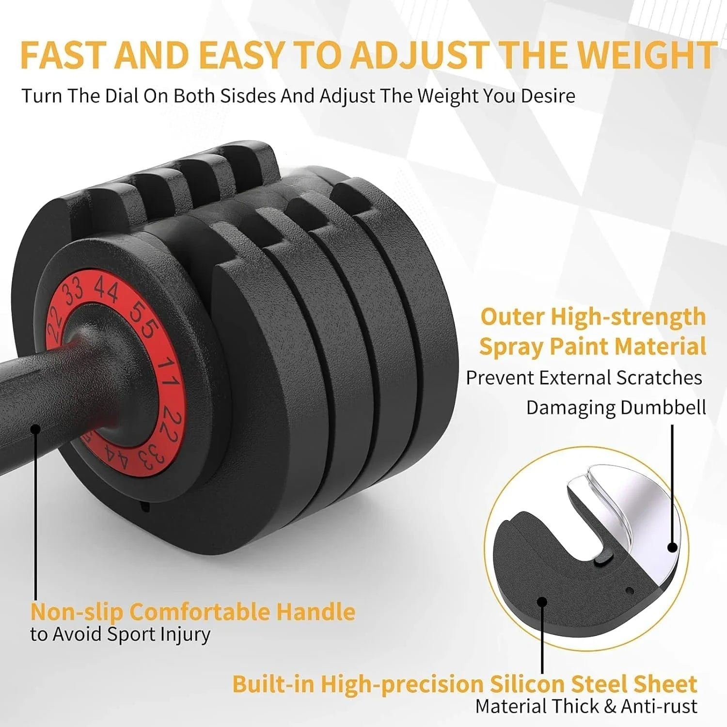 Adjustable Dumbbells Set