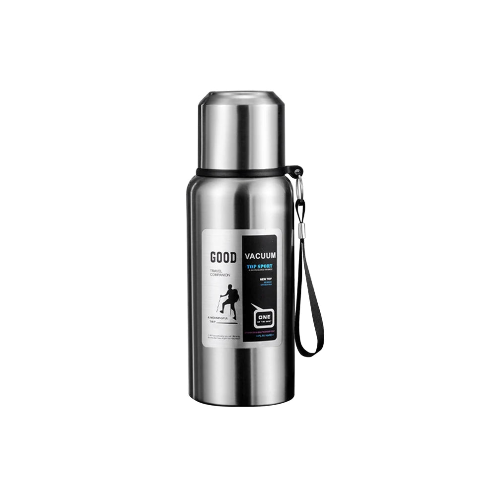 Large Capacity Thermal Water Bottle – Insulated Stainless Steel Tumbler for Hot & Cold Drinks