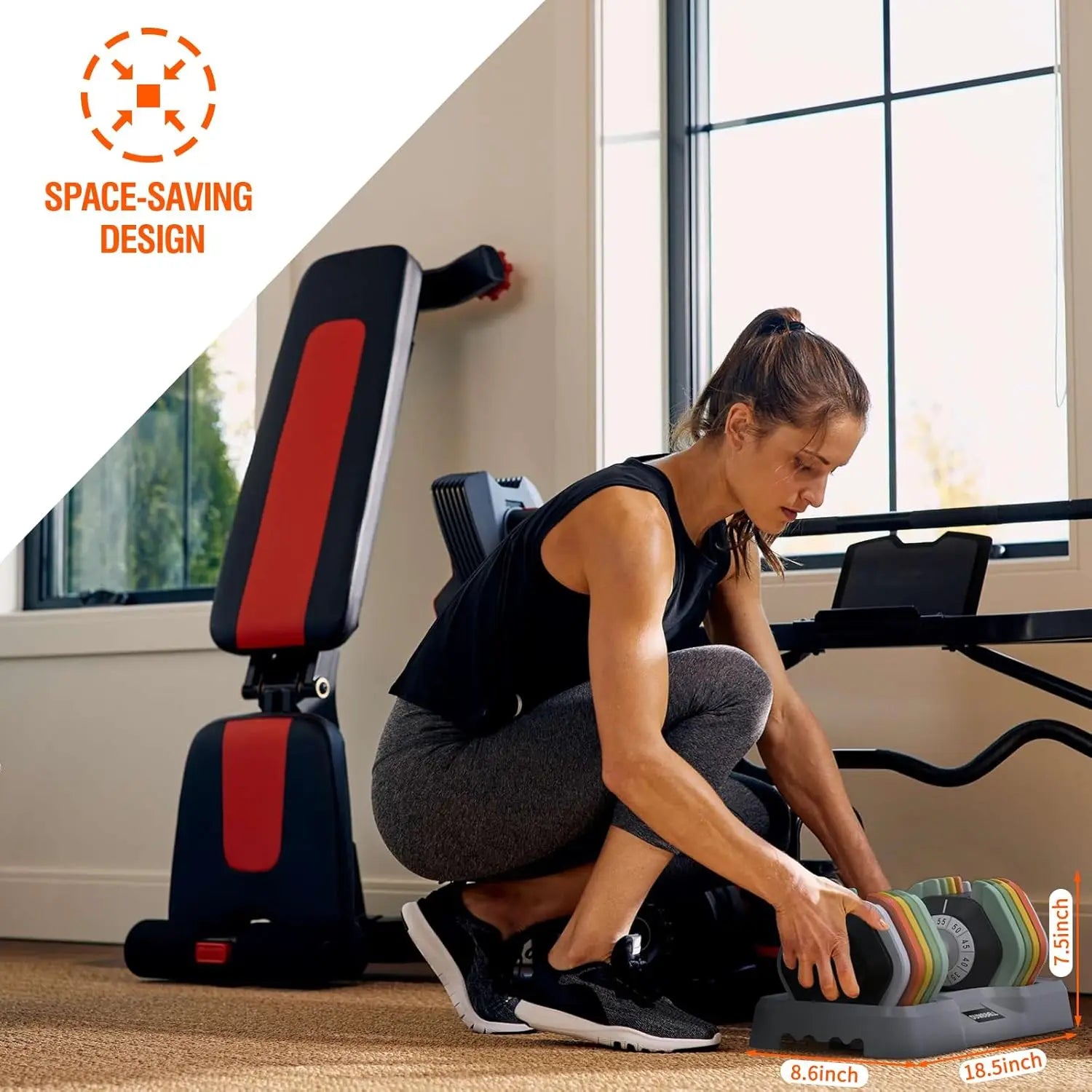 Adjustable Dumbbells Set