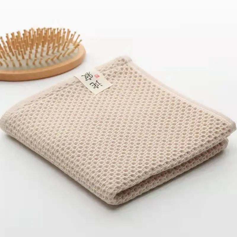 Honeycomb Waffle Cotton Towels for Adults – Super Absorbent, Soft Bath Towel | Buy 2 Bath Towels, Get 1 Free Hand Towel