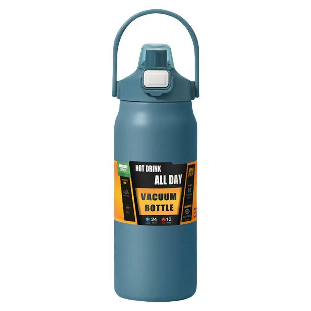 1200ml Insulated Stainless Steel Water Bottle – Wide Mouth Thermal Flask for Hot & Cold Drinks