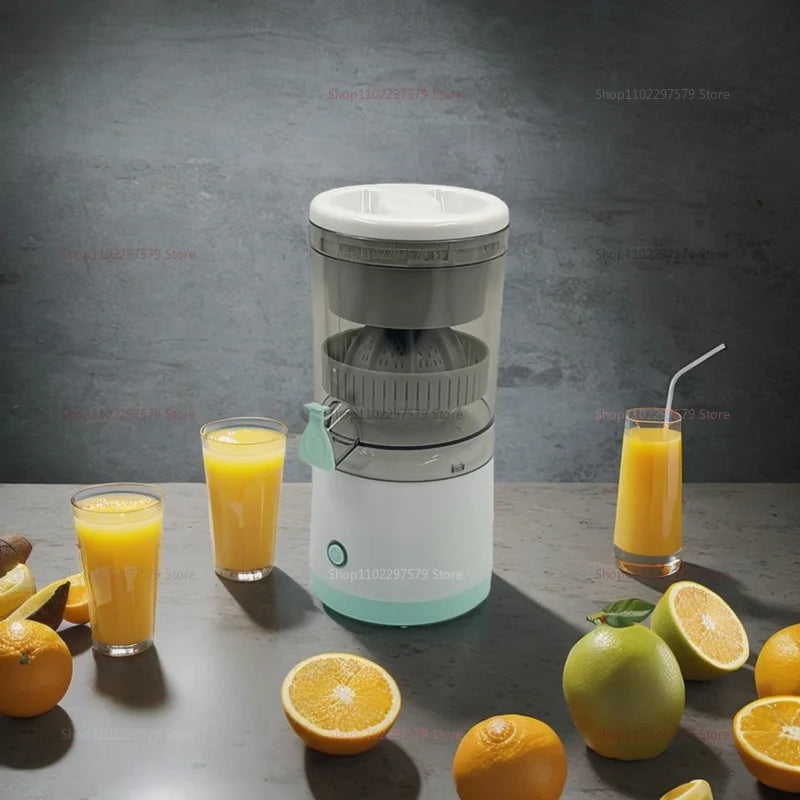 Wireless Automatic Citrus Juicer – USB Rechargeable Fruit Juice Maker (Portable, Residue Separation)