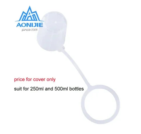 AONIJIE 250ml/500ml/600ml Soft Folding Water Bottle – Collapsible TPU Flask for Running, Hiking & Hydration Packs