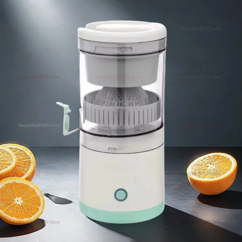 Wireless Automatic Citrus Juicer – USB Rechargeable Fruit Juice Maker (Portable, Residue Separation)