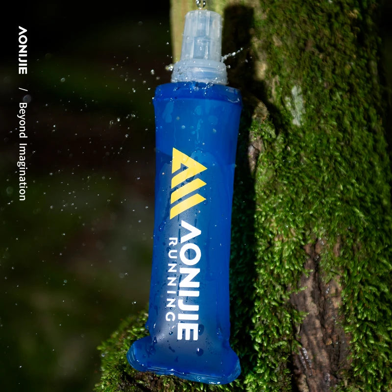 AONIJIE SD30 Soft Folding Water Bottle – 250/500ml TPU Collapsible Flask for Running, Hiking & Cycling