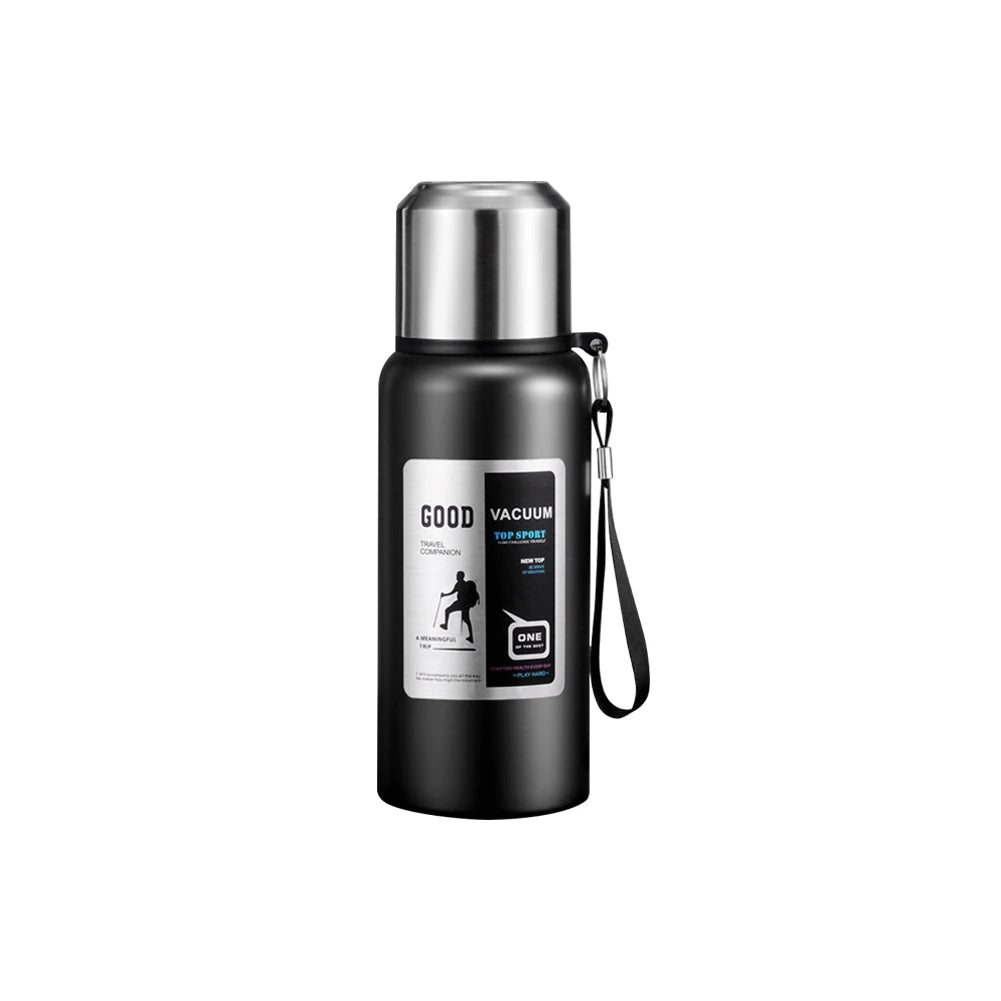 Large Capacity Thermal Water Bottle – Insulated Stainless Steel Tumbler for Hot & Cold Drinks