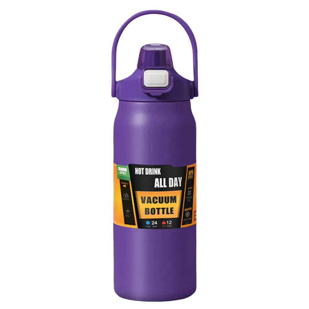 1200ml Insulated Stainless Steel Water Bottle – Wide Mouth Thermal Flask for Hot & Cold Drinks