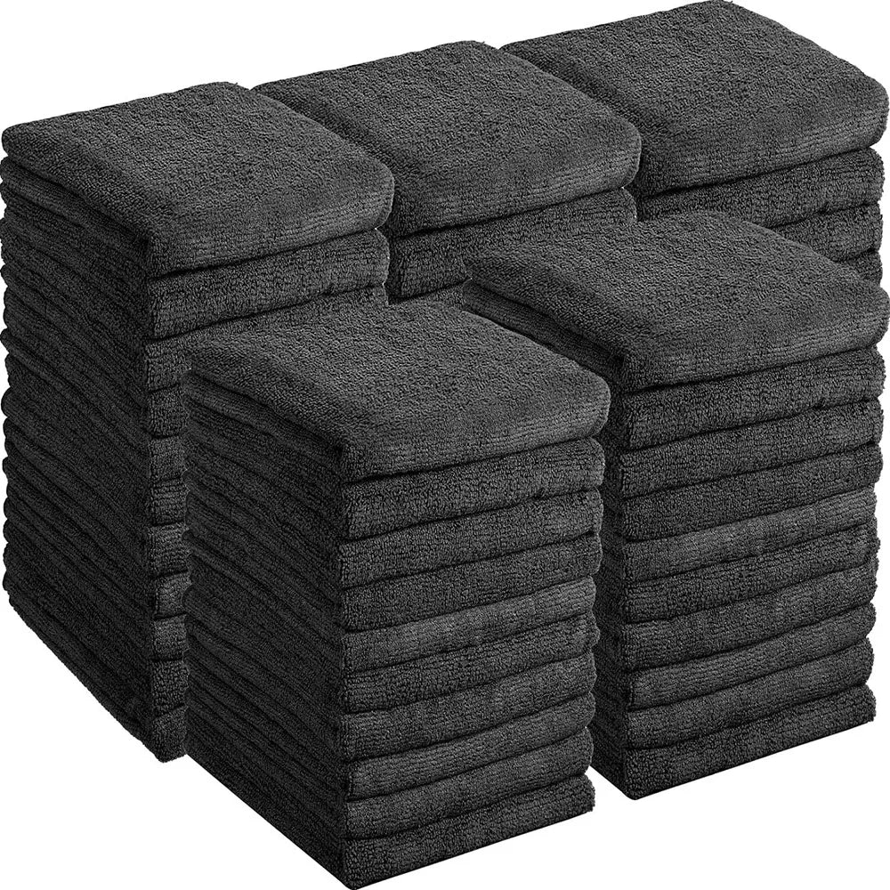 5/10/20PCS Bleach-Proof Microfiber Towels – Quick-Dry Absorbent Hand Towels for Salon, Gym, Spa, Bath, and Shaving