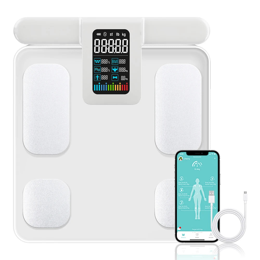 Fitdays Smart Scale – 8 Electrode Body Weight & Fat Analyzer