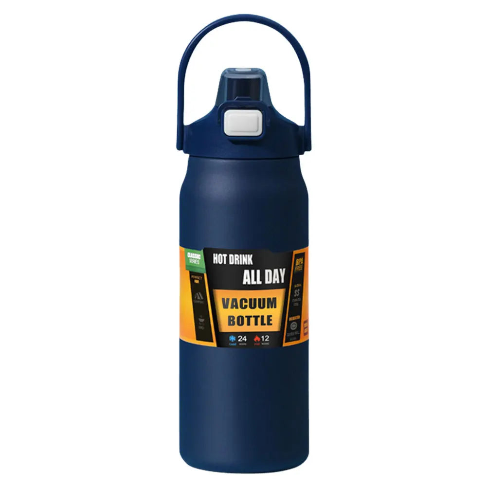 1200ml Insulated Stainless Steel Water Bottle – Wide Mouth Thermal Flask for Hot & Cold Drinks