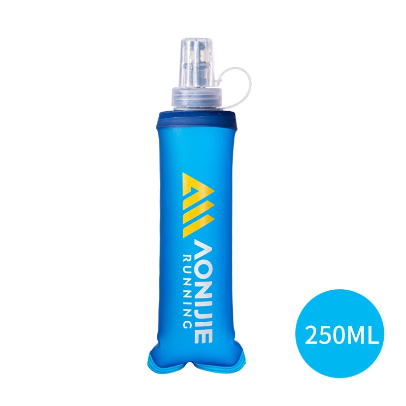 AONIJIE SD30 Soft Folding Water Bottle – 250/500ml TPU Collapsible Flask for Running, Hiking & Cycling
