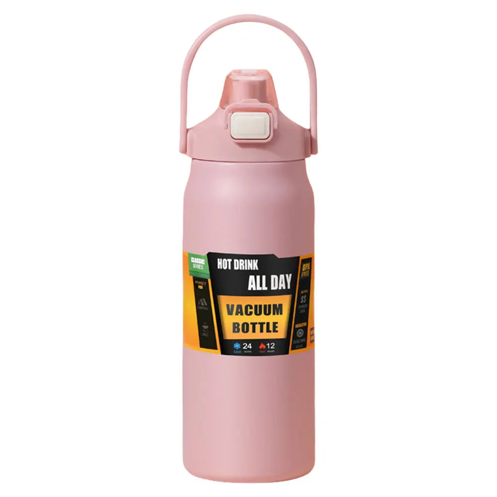 1200ml Insulated Stainless Steel Water Bottle – Wide Mouth Thermal Flask for Hot & Cold Drinks