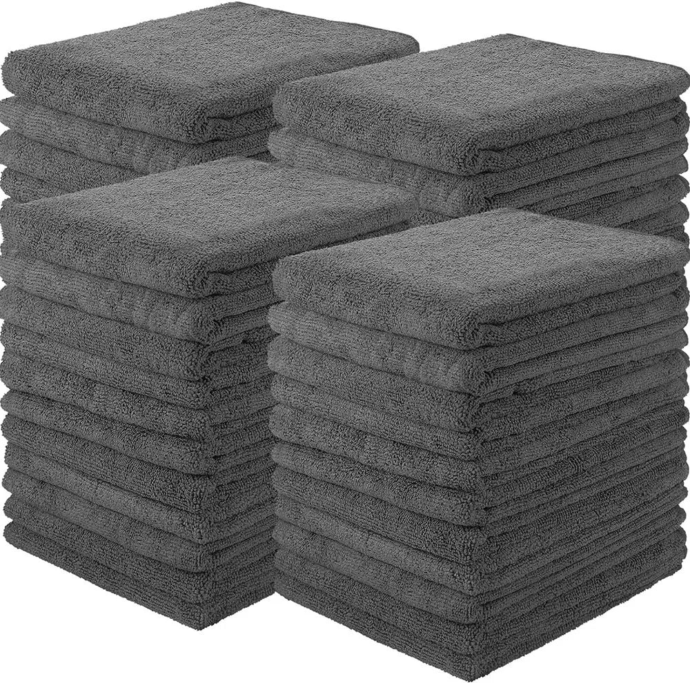 5/10/20PCS Bleach-Proof Microfiber Towels – Quick-Dry Absorbent Hand Towels for Salon, Gym, Spa, Bath, and Shaving